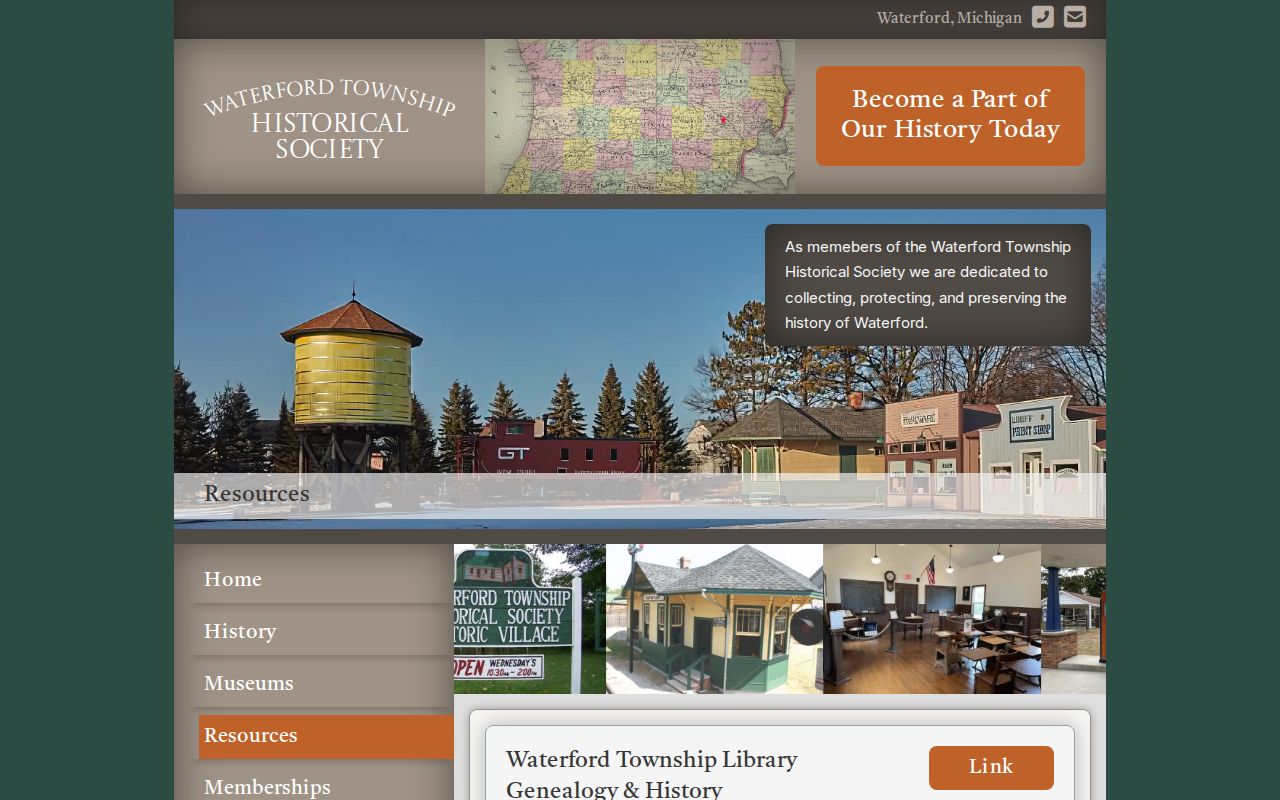 Waterford Township neighbors research with Historical Society map resources